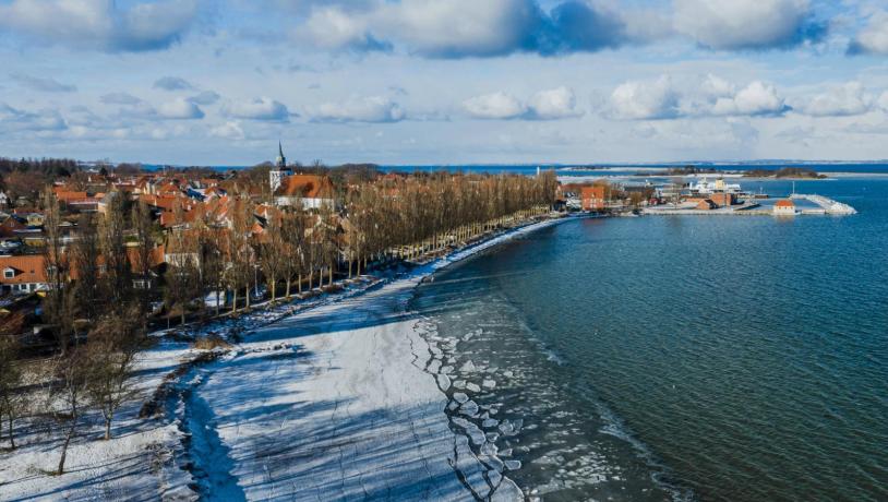 Vinter i Ærøskøbing på Ærø